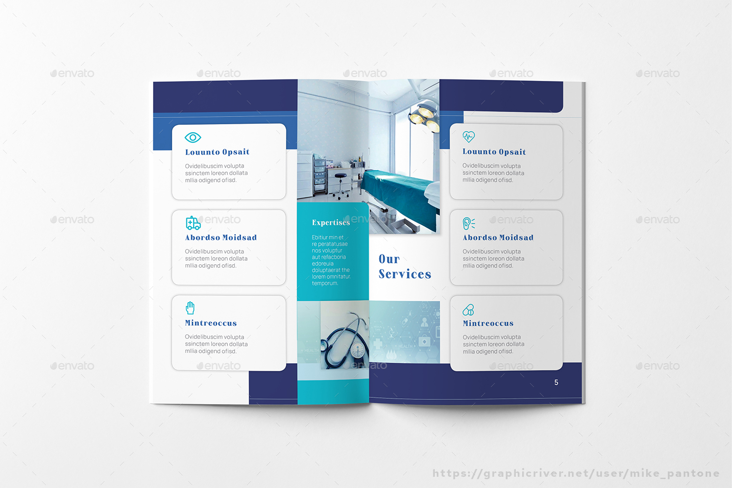 Health Clinic Booklet Brochure, Print Templates | GraphicRiver