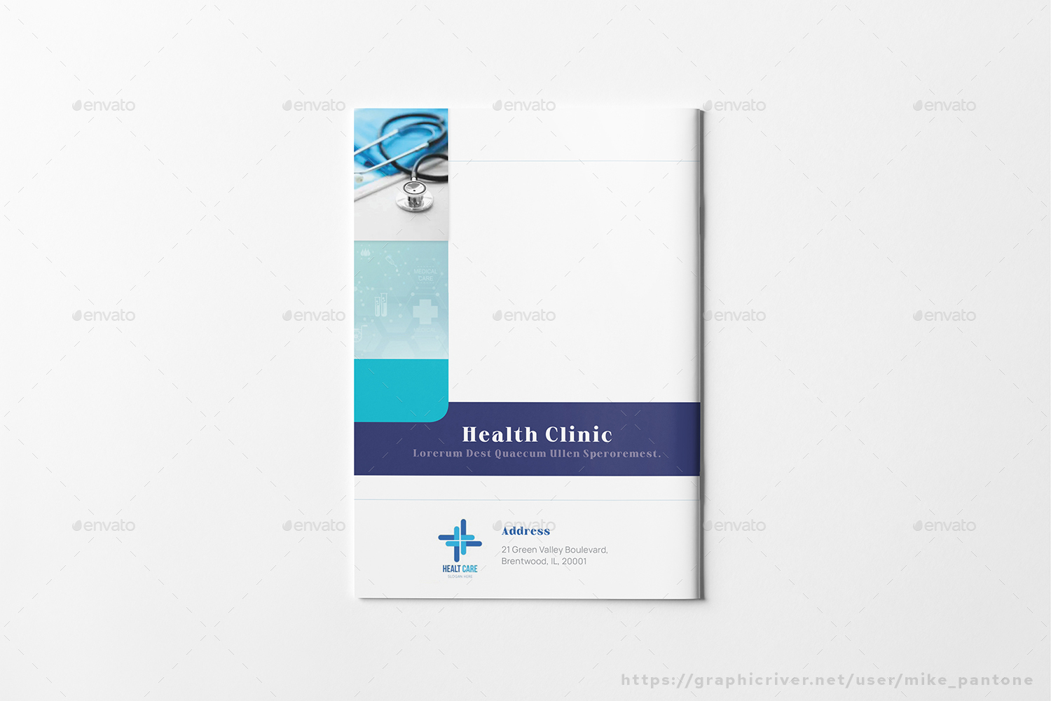 Health Clinic Booklet Brochure, Print Templates | GraphicRiver