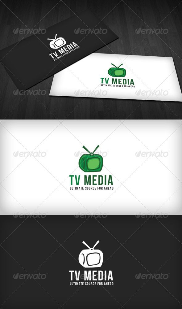 TV Media Logo - Objects Logo Templates