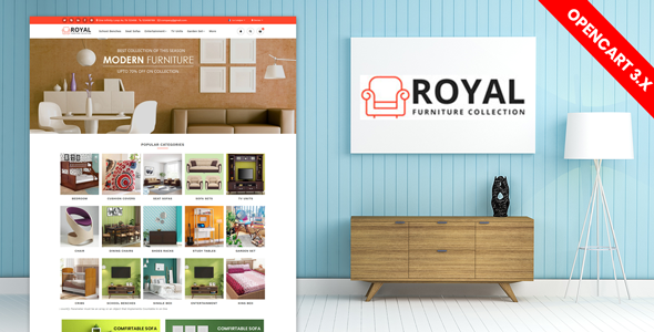 Royal Furniture Responsive - ThemeForest 25969975