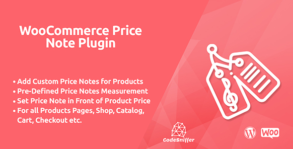 WooCommerce Price Note Plugin