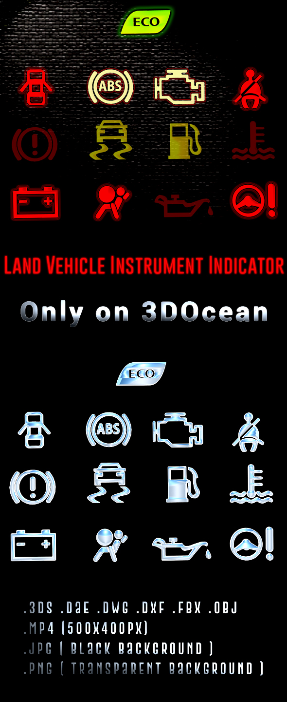 Land Vehicle Instrument - 3Docean 25974831