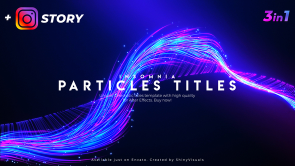 Particles Titles - VideoHive 25850238