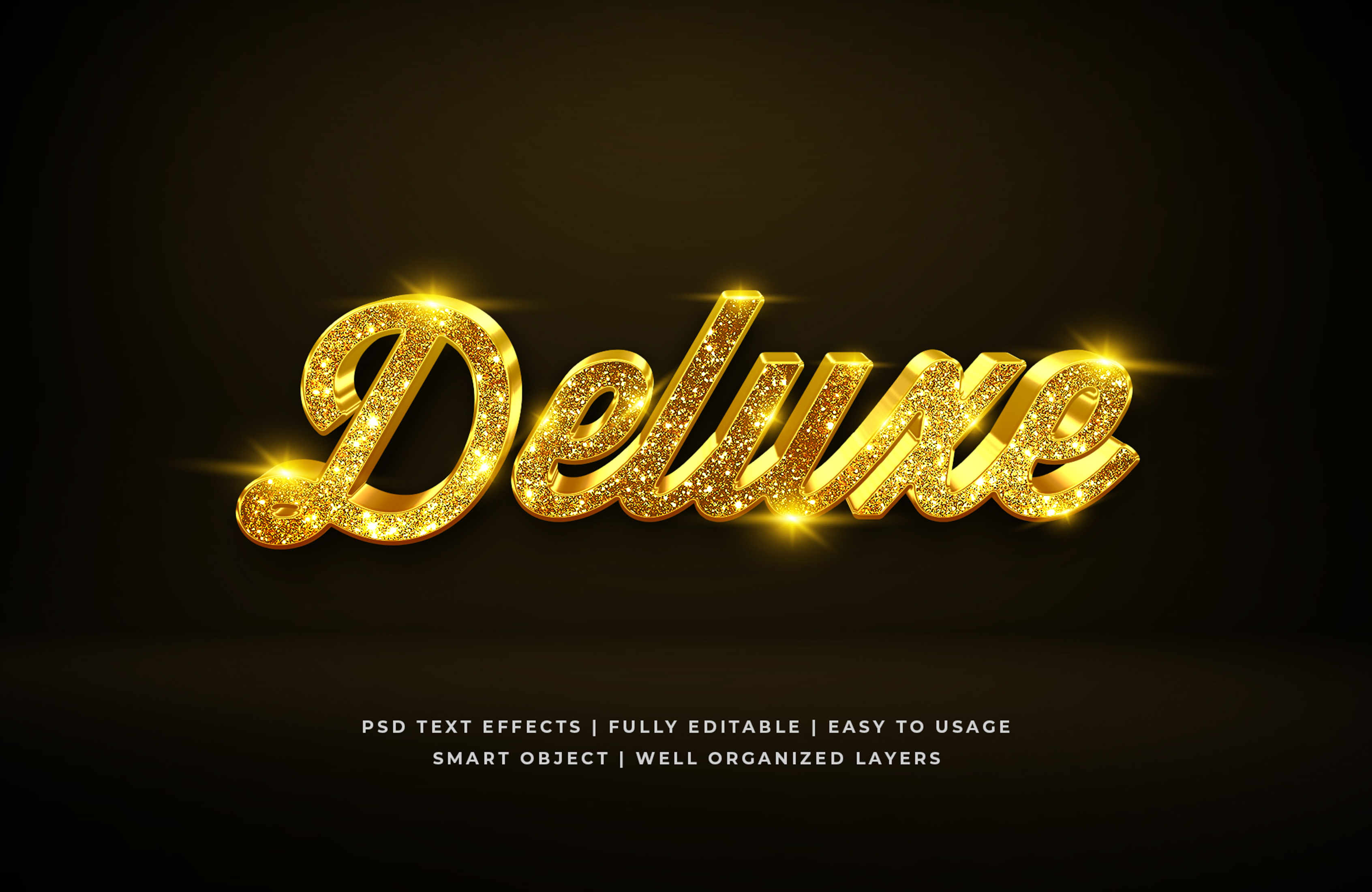 Download 3d Gold Luxury Text Style Effect Mockup by Syifa5610 | GraphicRiver