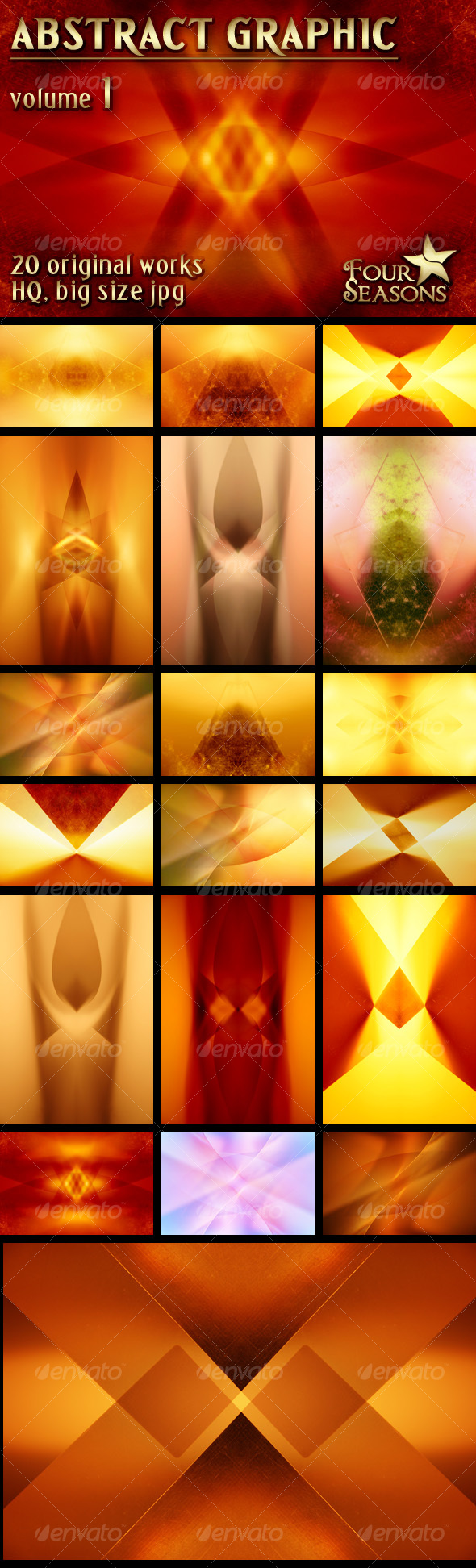 Abstract Graphic backgrounds, volume 1 - Abstract Backgrounds