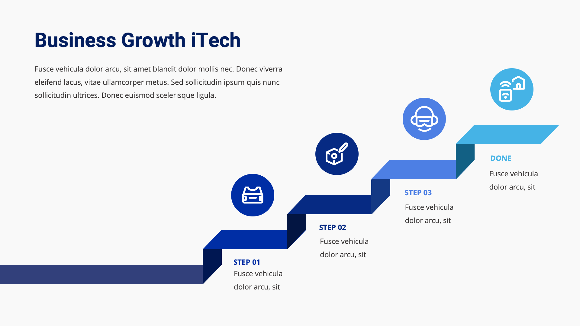 iTech - IT Solutions & Services Powerpoint Template, Presentation Templates
