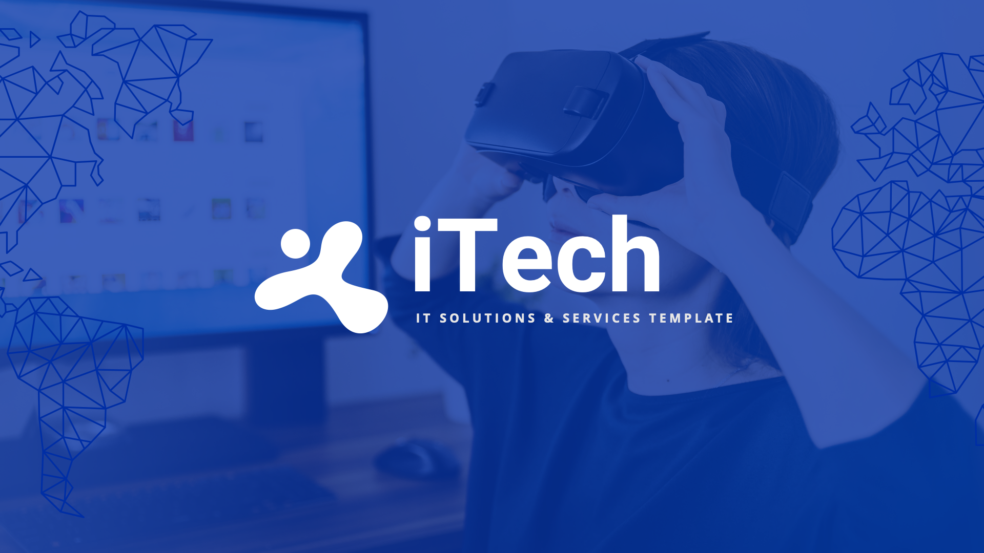 iTech - IT Solutions & Services Google Slides Template, Presentation ...
