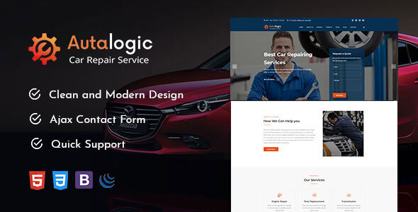 Special Autalogic - Modern Auto Car Repair Business HTML5 Template