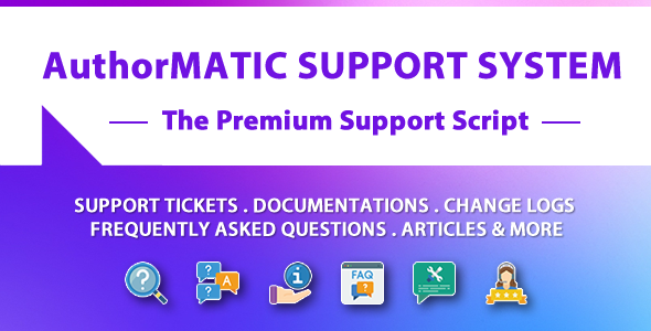 AuthorMATIC – The Premium Support Script