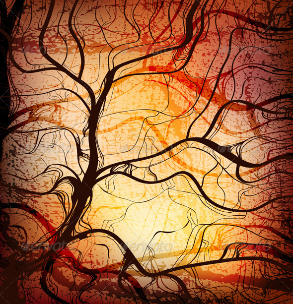 Stylized Tree - Backgrounds Decorative