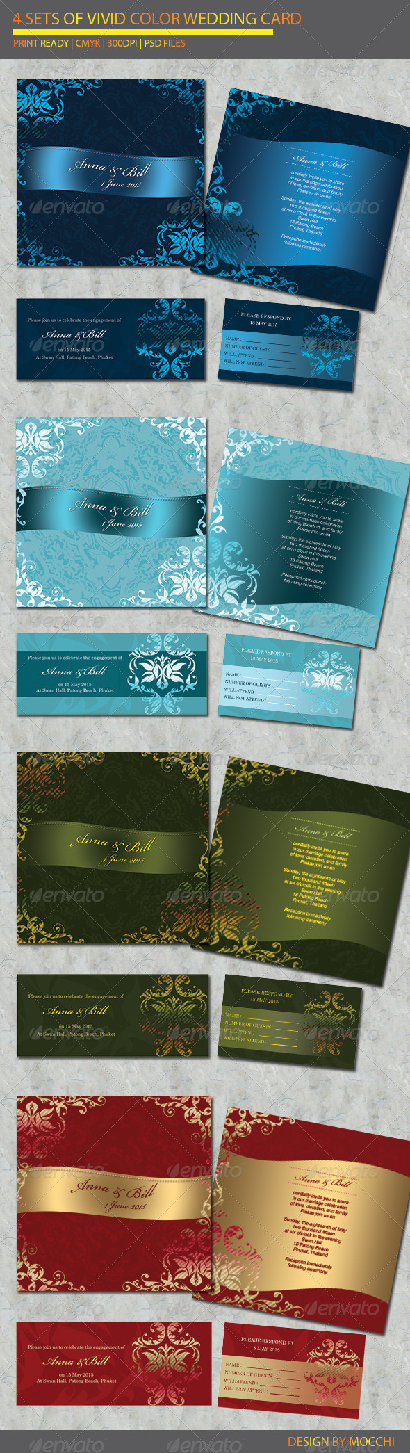 4 items Wedding Card - Weddings Cards & Invites