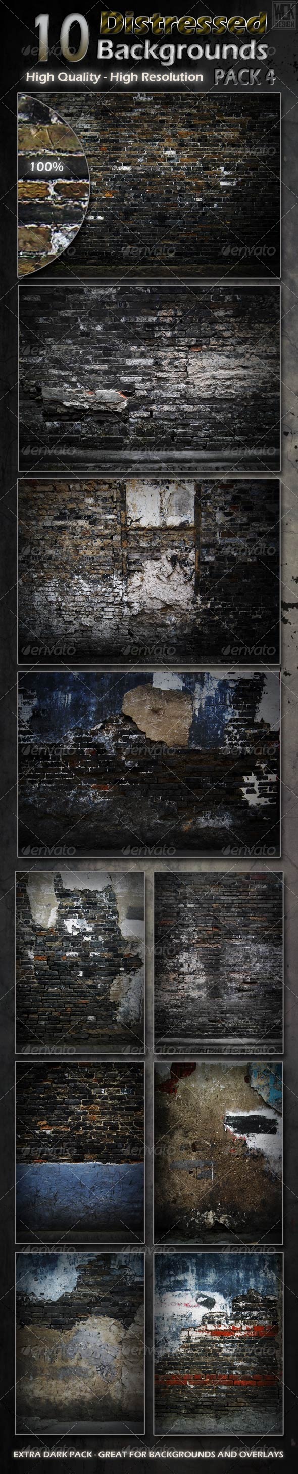 Distressed Background Textures - Industrial / Grunge Textures
