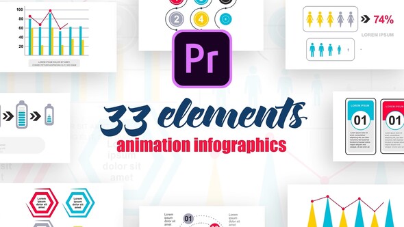 Infographics Vol.12 Premiere Pro Template