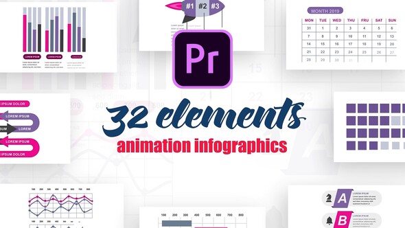 Infographics Vol.14 Premiere Pro Template