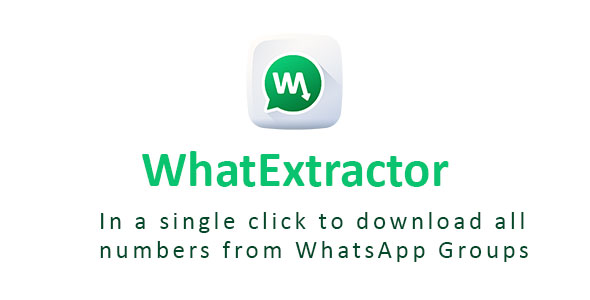 WhatExtractor - WhatsApp Contacts Extractor