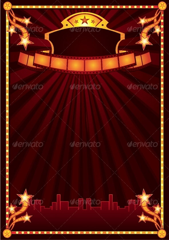 Cinema announcement - Backgrounds Decorative