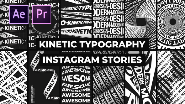 Kinetic Typography Instagram Stories