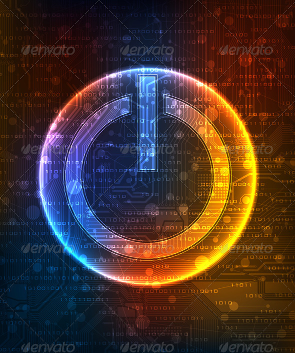 Futuristic background - Technology Conceptual