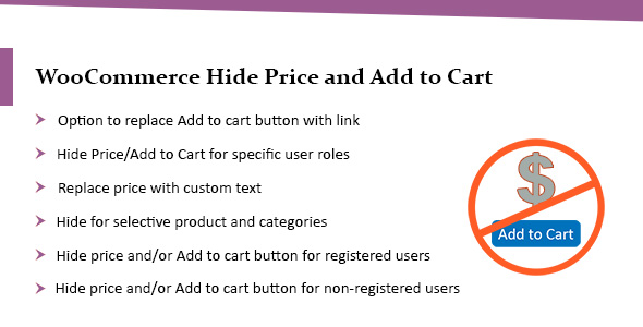WooCommerce Hide Price & Add to Cart Button Plugin - Lite