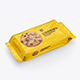 Cookies Flow Pack Mockup. Half-Side view
