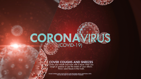 Corona Virus Glitch - VideoHive 26005292