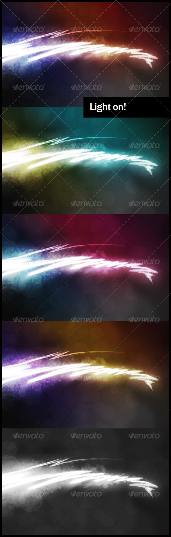 Light on! Backgrounds pack - Abstract Backgrounds