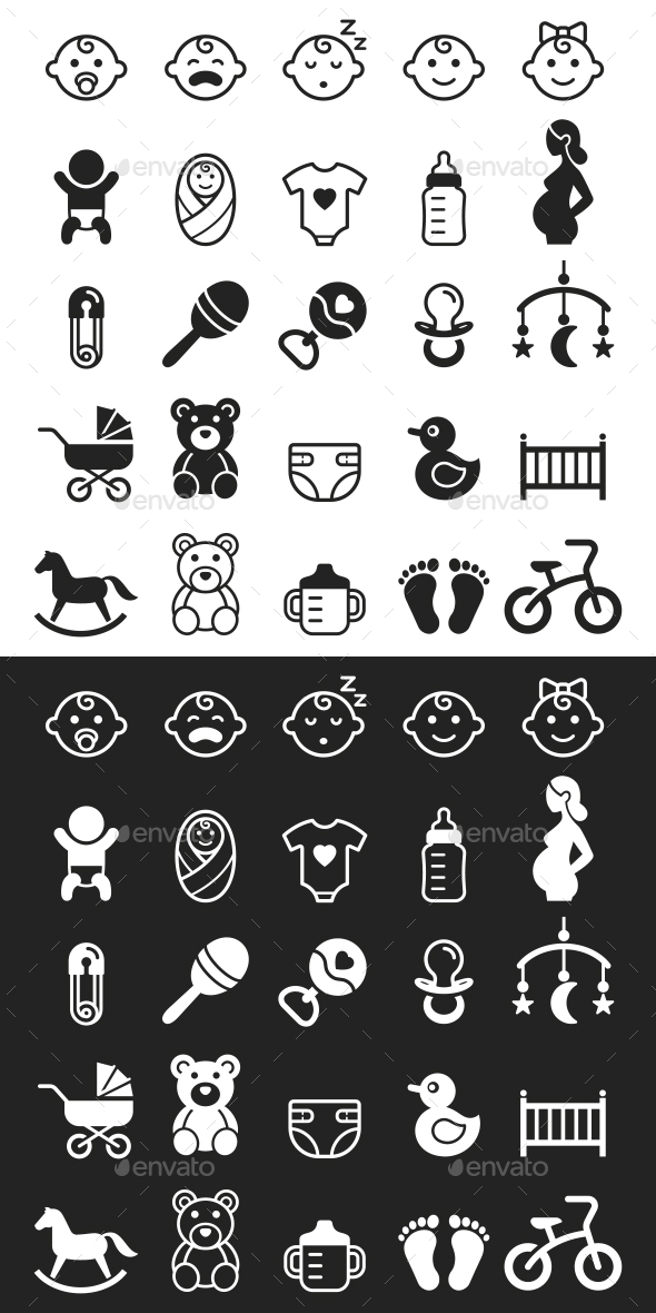 Baby Icons Set