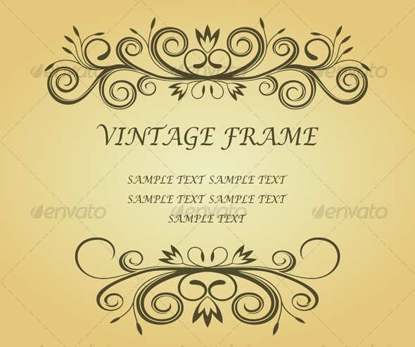 Vintage frame - Decorative Vectors