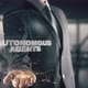 Businessman with Autonomous Agents Hologram Concept - VideoHive Item for Sale