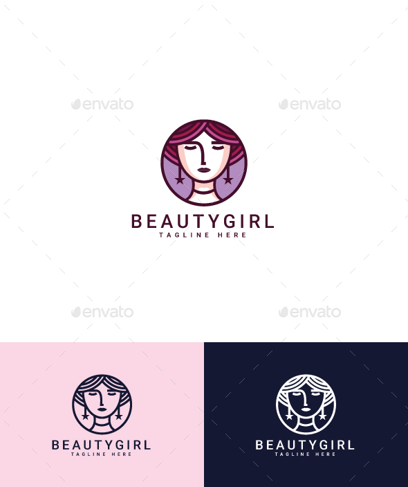 Beauty girl logo stock photo. Image of business, drawing - 281426498