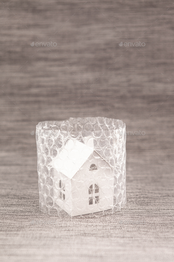 Isolated house, social distancing concept - Stock Photo - Images