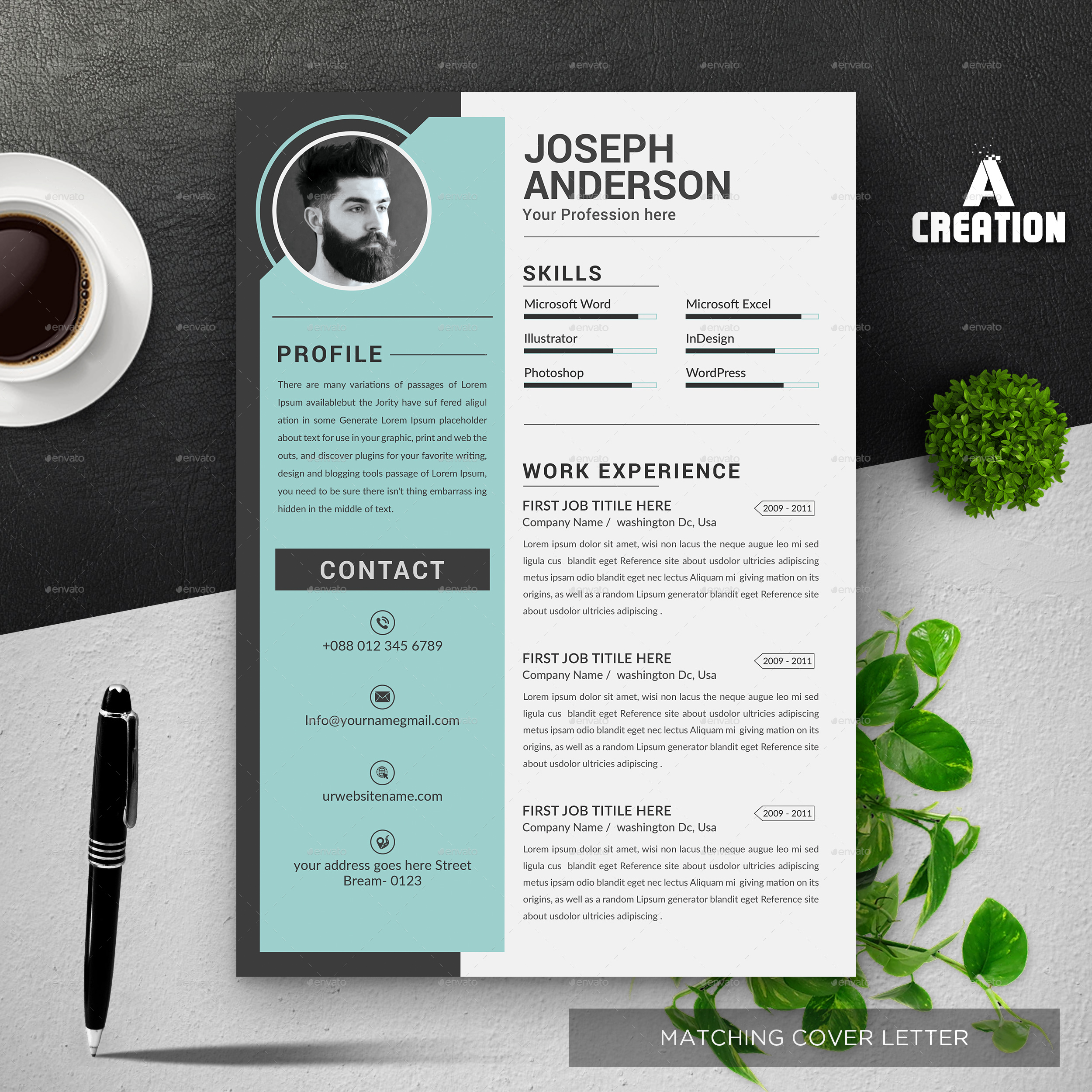 Resume, Print Templates | GraphicRiver