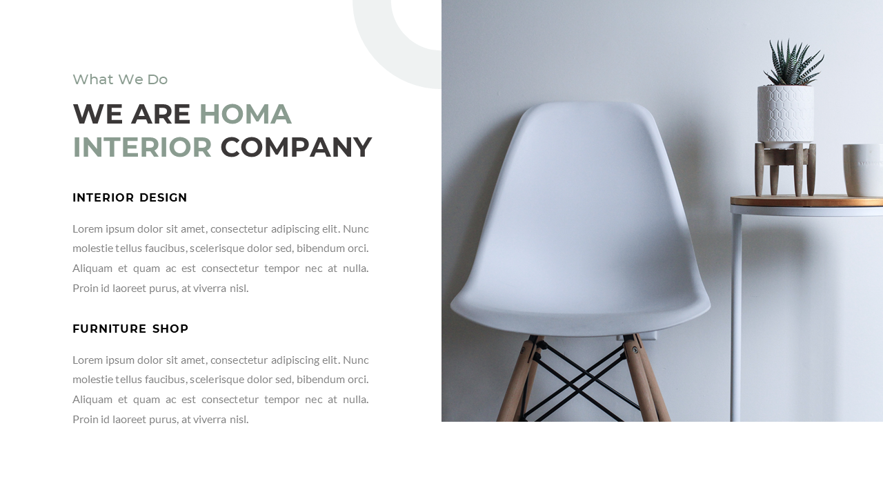 Homa – Creative Business Google Slides Template, Presentation Templates