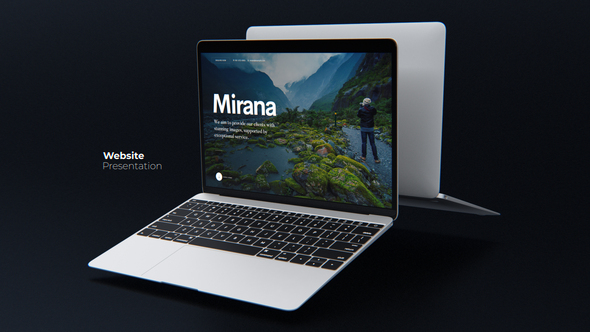 Animated Laptop Mockup // Website Presentation