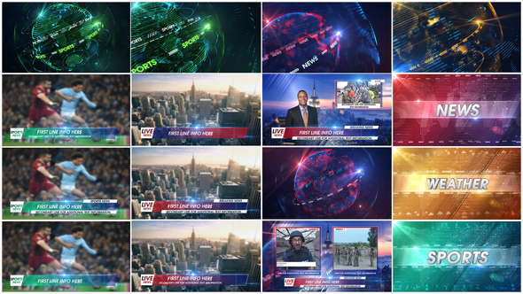 4K News Broadcast Pack