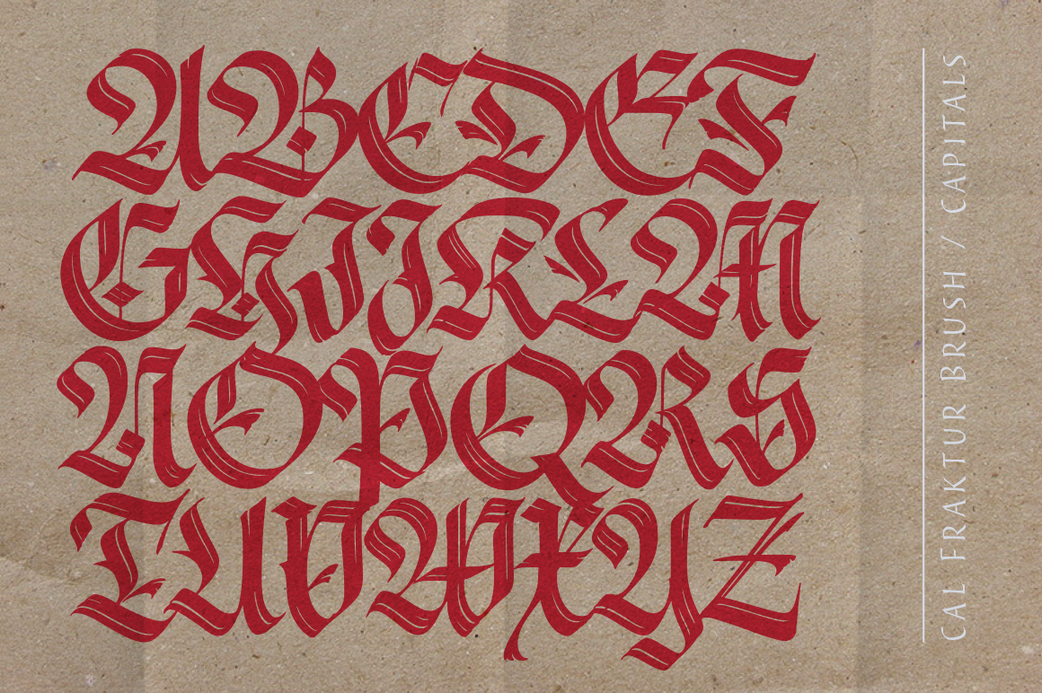 Fraktur Calligraphy | lupon.gov.ph