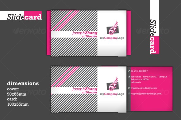 Slide Card - Creative Business Cards
