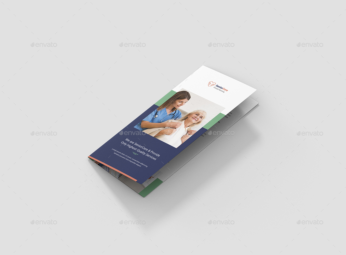 Senior Care – Brochures Bundle Print Templates 8 in 1, Print Templates