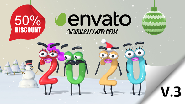 Christmas Numbers v3Phone - VideoHive 23005804