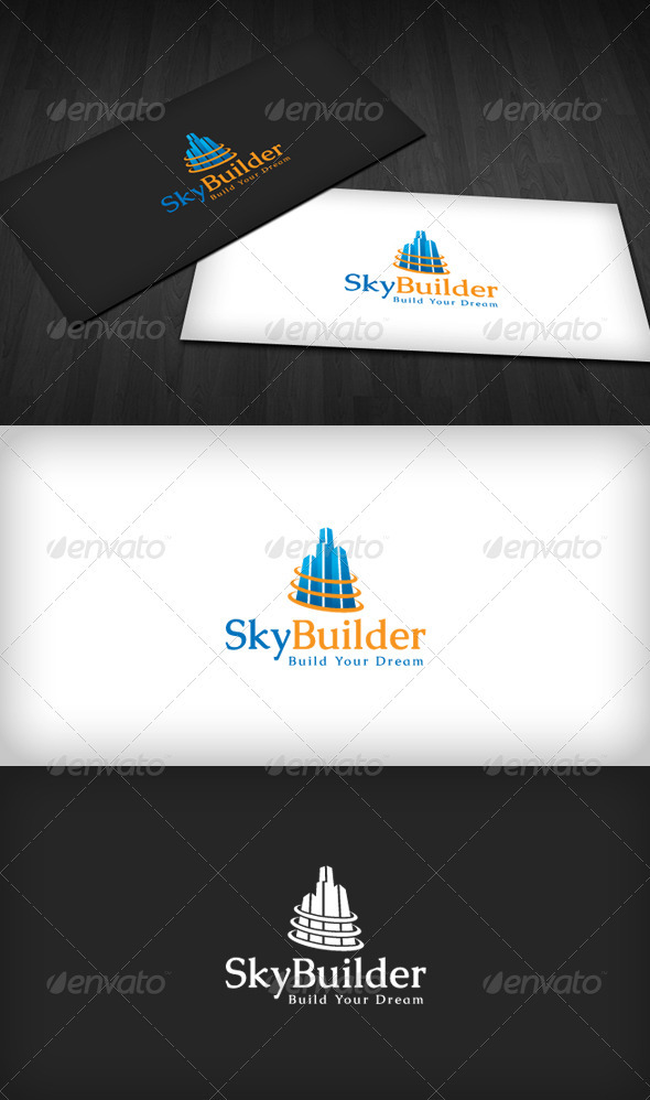 Sky Builder Logo - Buildings Logo Templates