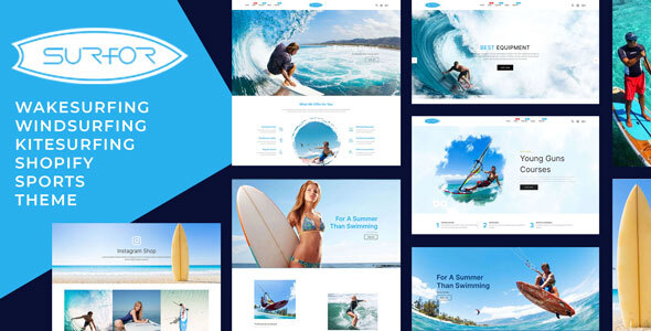 Surfor - Windsurfing - ThemeForest 25994885