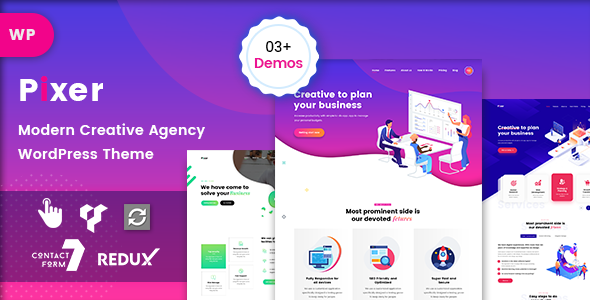 Pixer – Digital Agency WordPress