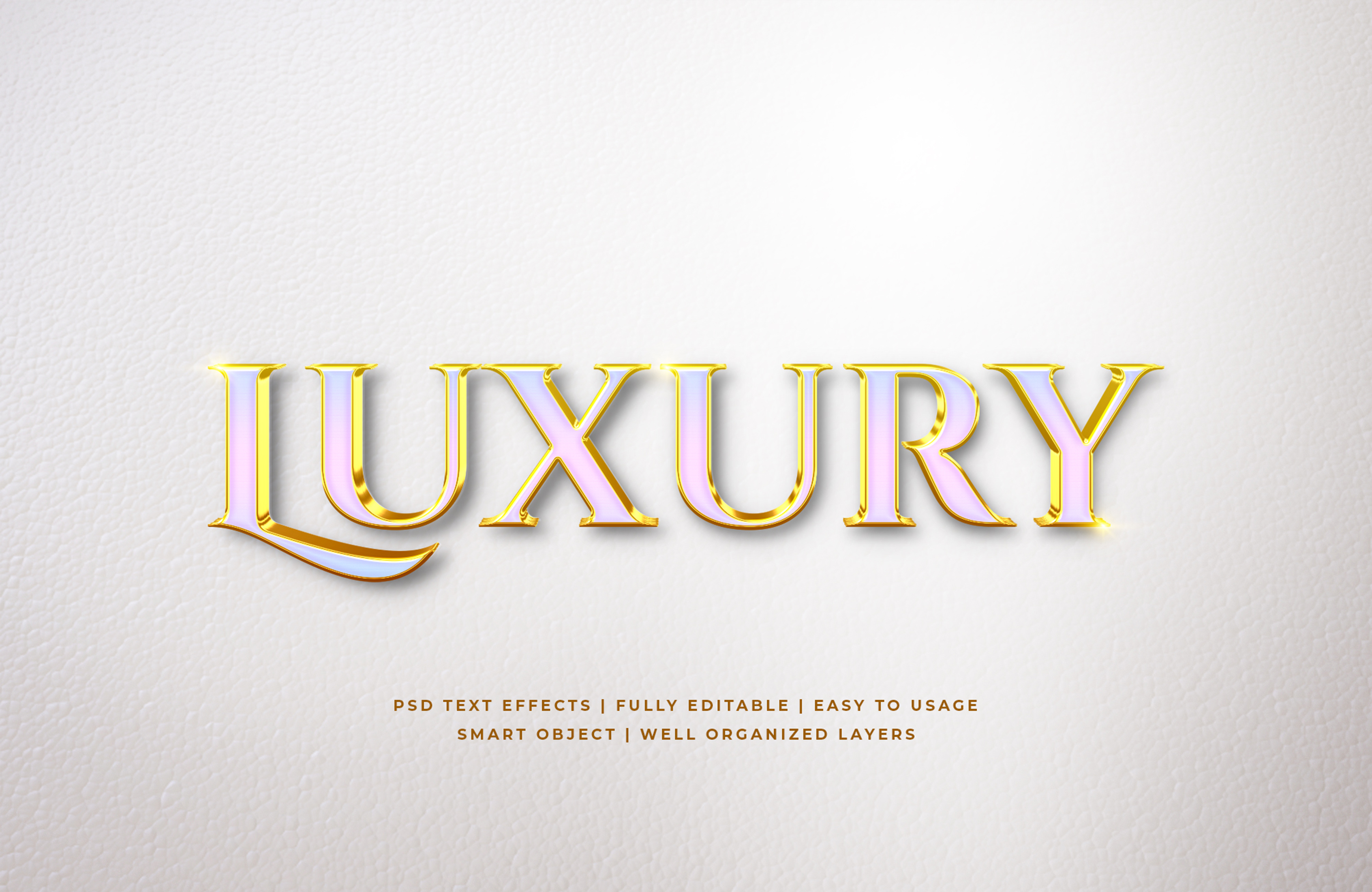 D Luxury Text Style Effect Mockup Add Ons Graphicriver