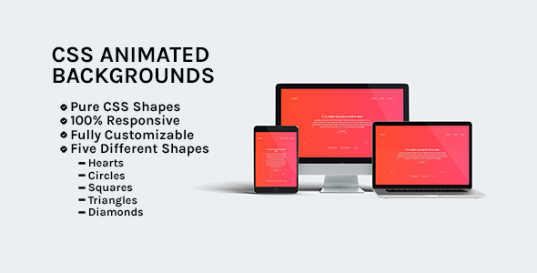 Pure CSS Animation Background Effect