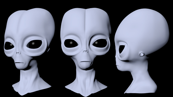 Alien head - 3Docean 26056518