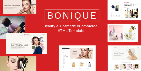 Extraordinary Bonique - Beauty & Cosmetic eCommerce HTML Template