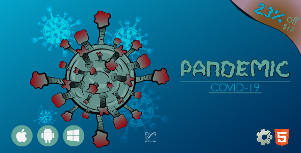 Pandemic Covid-19 • HTML5 + C2 Game