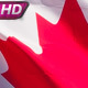 Canadian Flag Lit By The Sun - VideoHive Item for Sale