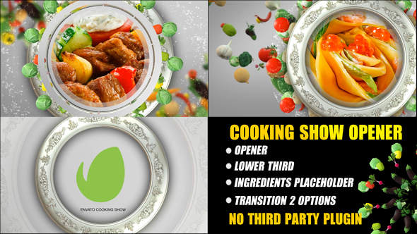 Cooking Show OpenerFood - VideoHive 26019087