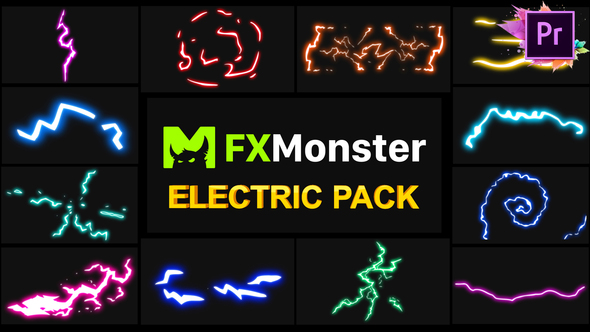 Electricity Elements | Premiere Pro MOGRT